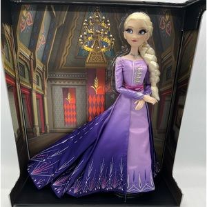 Disney Saks Fifth Avenue Elsa Doll 17” Limited Edition Of 1000.